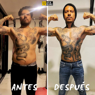 hombre baja de peso